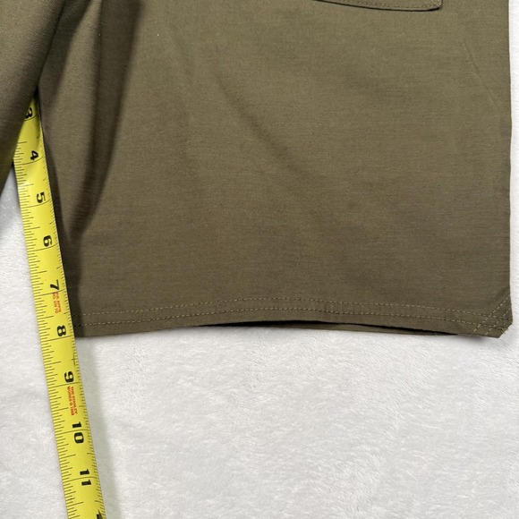 Roark Shorts Mens 31 Green Drawstring Chino Travel Adventure Stretch Pockets - Picture 10 of 11